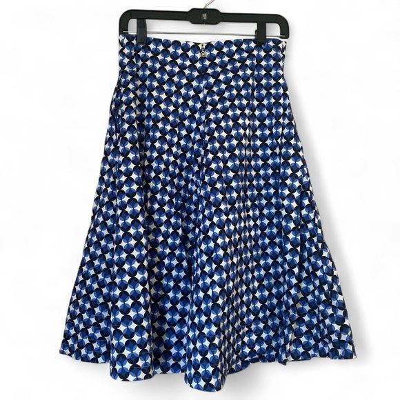 Kate Spade Blue and White A-Line Skirt - Picture 2 of 8